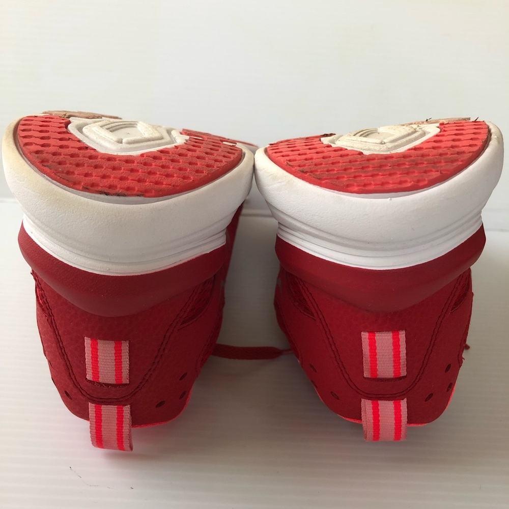 Skechers Women D’Lux Walker Red Sneakers size 9.5 - Picture 13 of 16